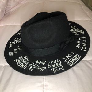 Harajuku Graphics Fedora Style Hat